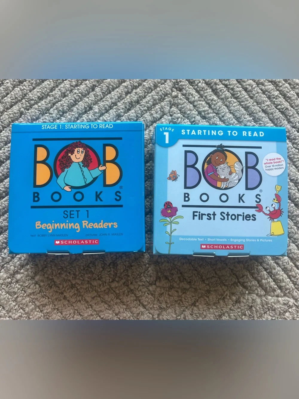 BOB Books Beginning Readers Set & First stories set bundle